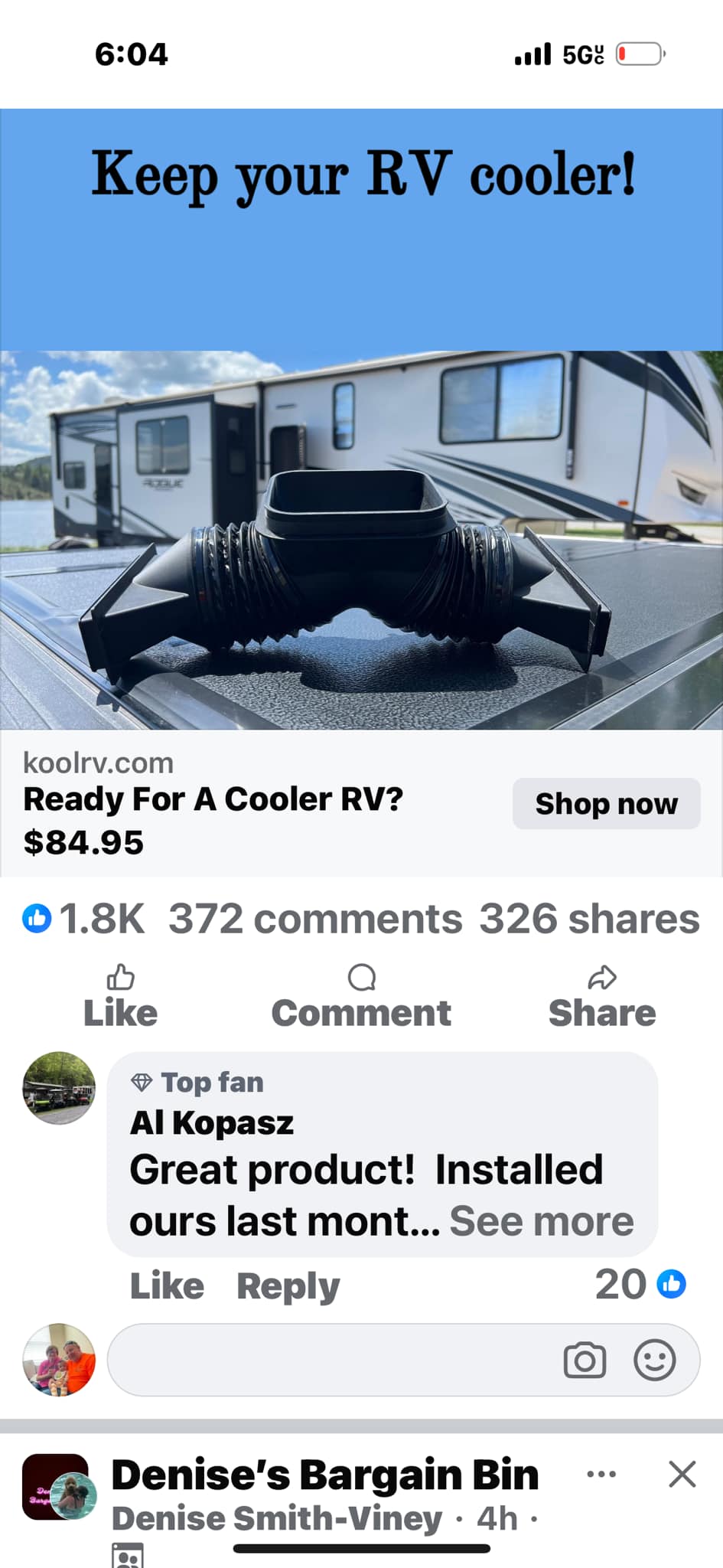 RV Camper AC Modification Kit For Coleman - Increase Airflow, Stay Cool