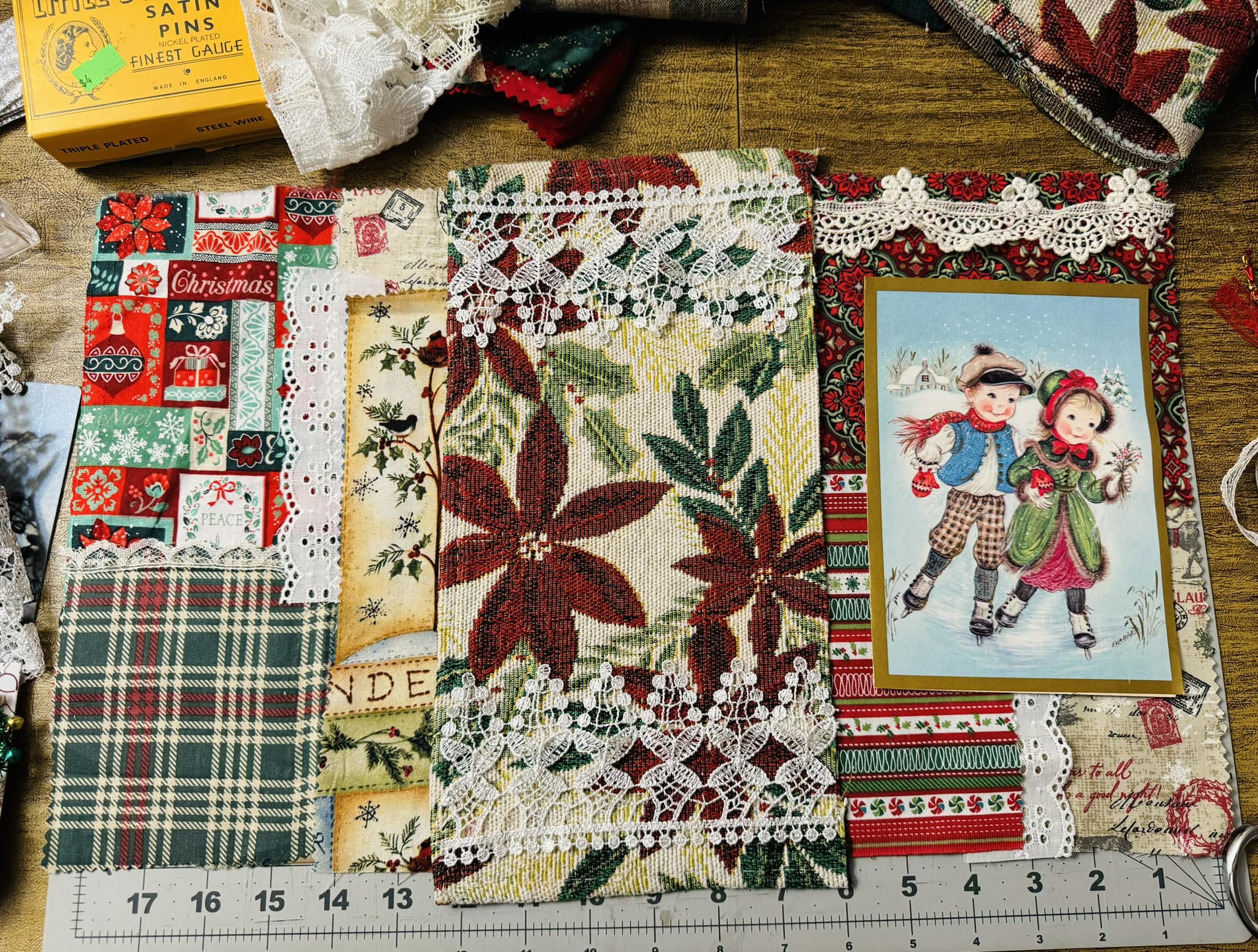 What thread to use for slow stitch on a junk journal cover?