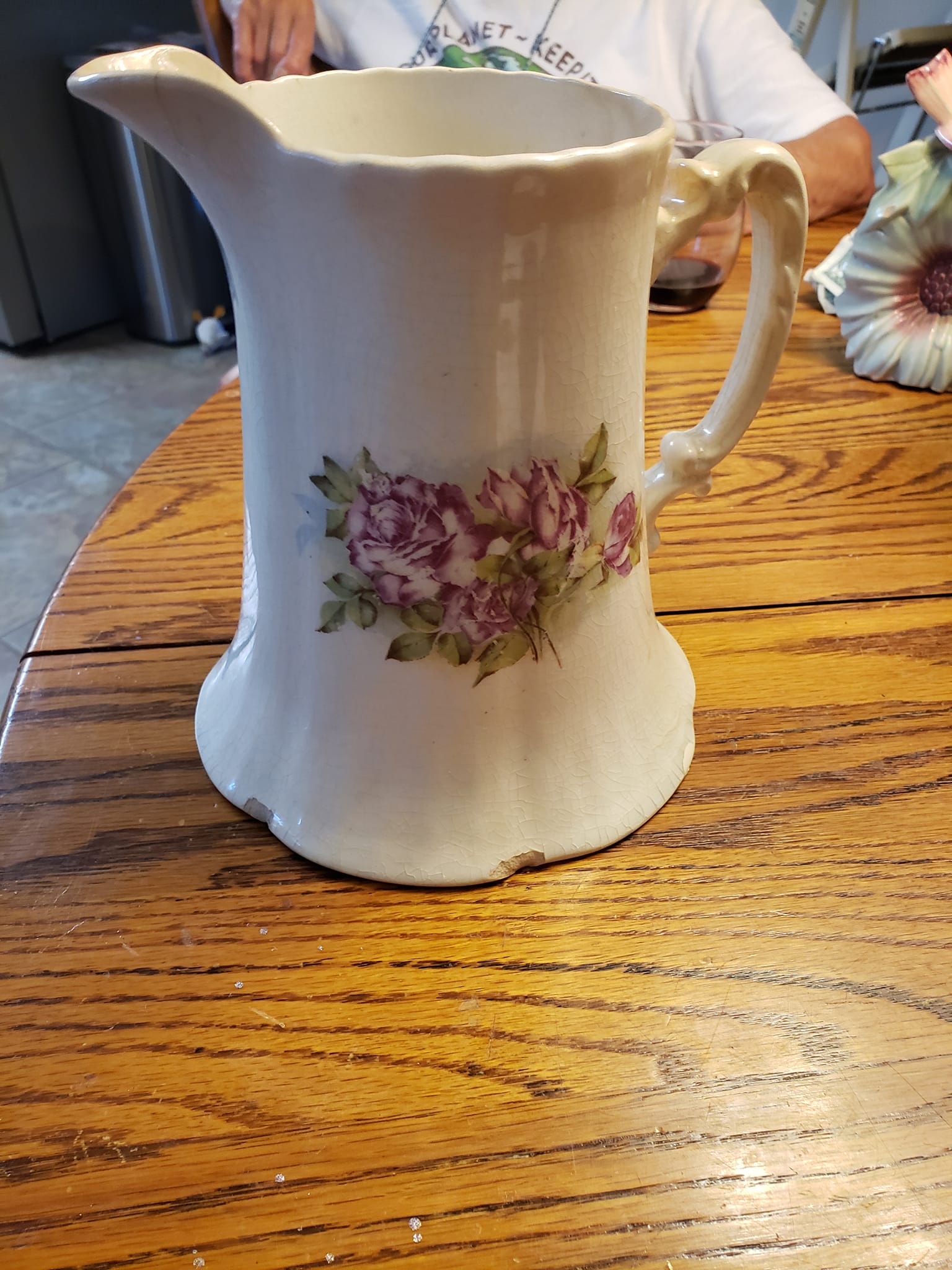 What is the value of a Charles Schneider Le Verre Francais pitcher?
