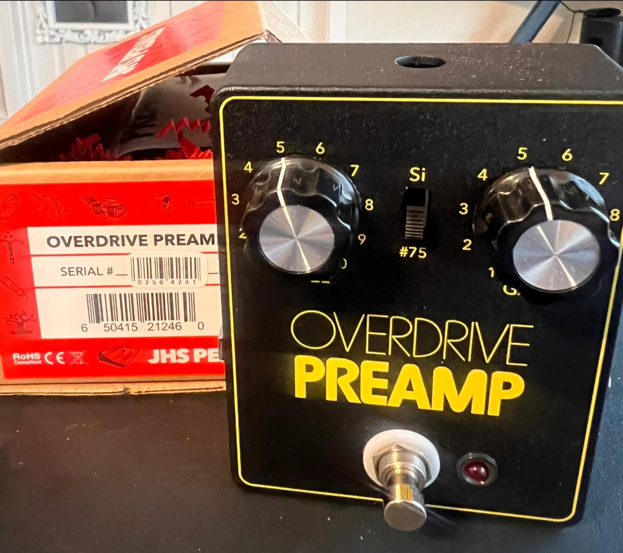 What are good settings for the Dod FX100 overdrive pedal?