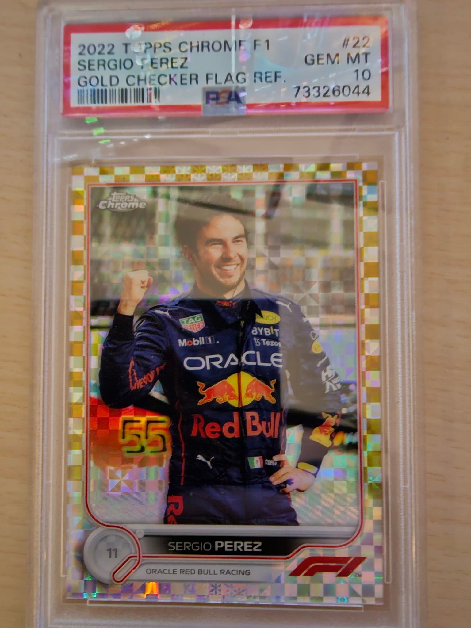 FS/FT 2022 topps chrome checo gold checkered /50. Edit: First psa 
