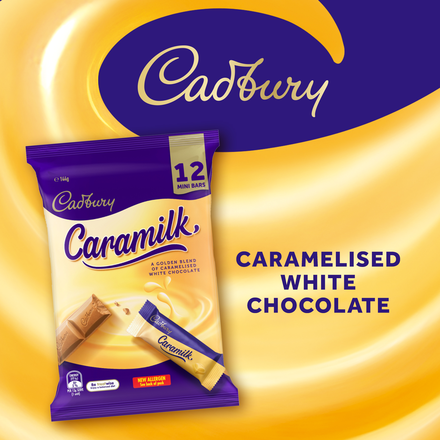 Cadbury Dairy Milk - 吉百利於今個佳節，誠意獻上全新「吉百利光盈朱古力」，打開瑰麗禮盒綻放璀璨金光，細味精緻流心的吉百利光 ...
