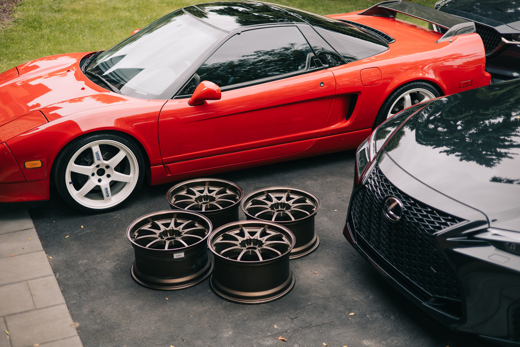 HONDA STREAM Wheel — RAYS VOLK RACING CE28N 16” Bronze Tire