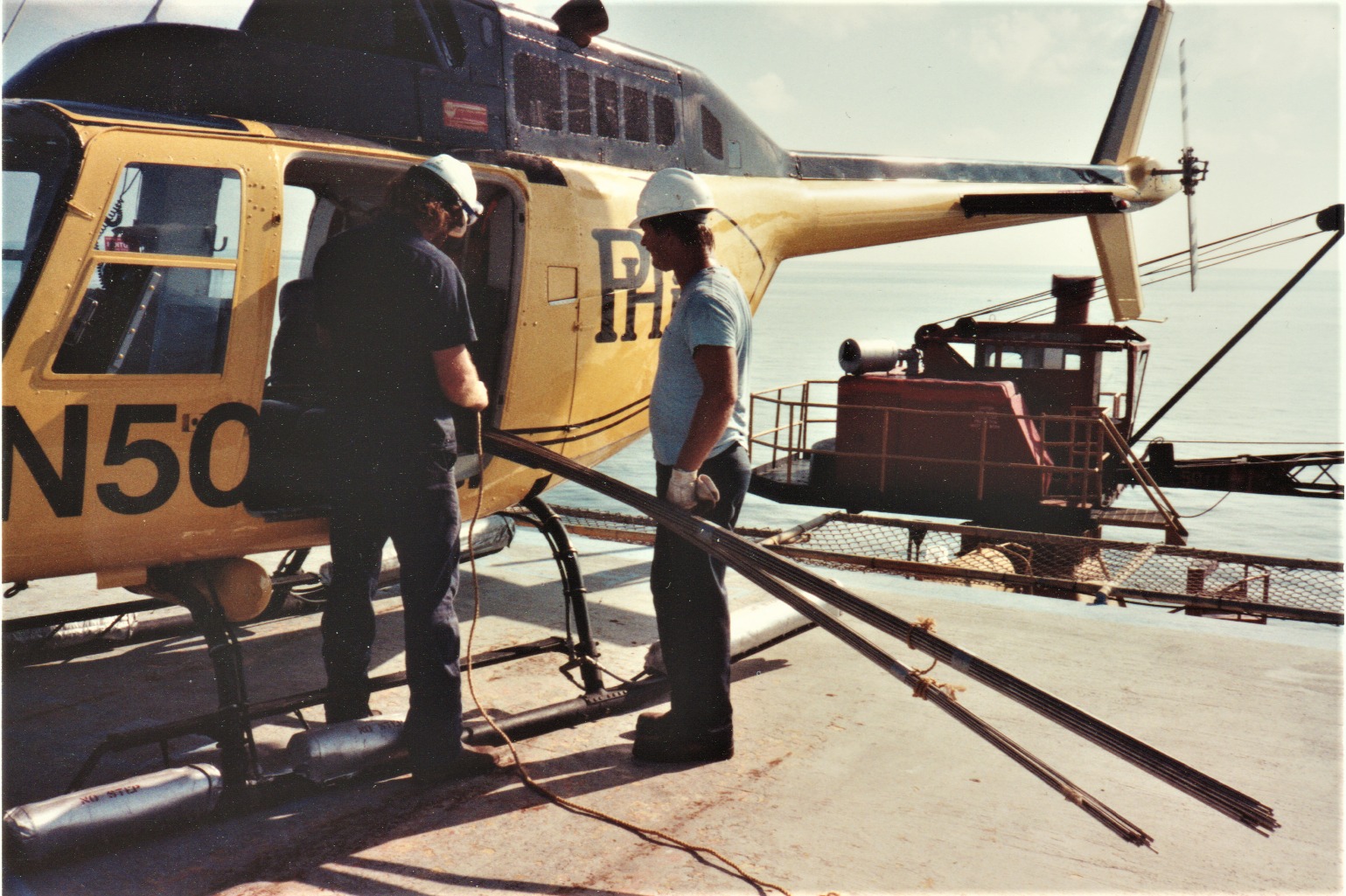 Flying a field ship for Shell with unconventional cargo