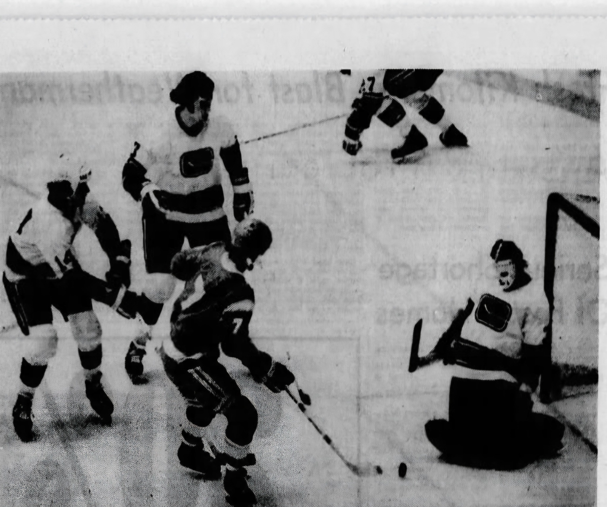 Vintage goalie masks | March 30, 1976. Curt Ridley once again is ...