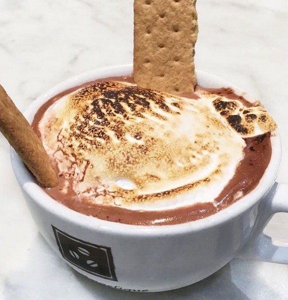 Authentic Jellycat Scarffles Hot Chocolate from the LA Ski Club
