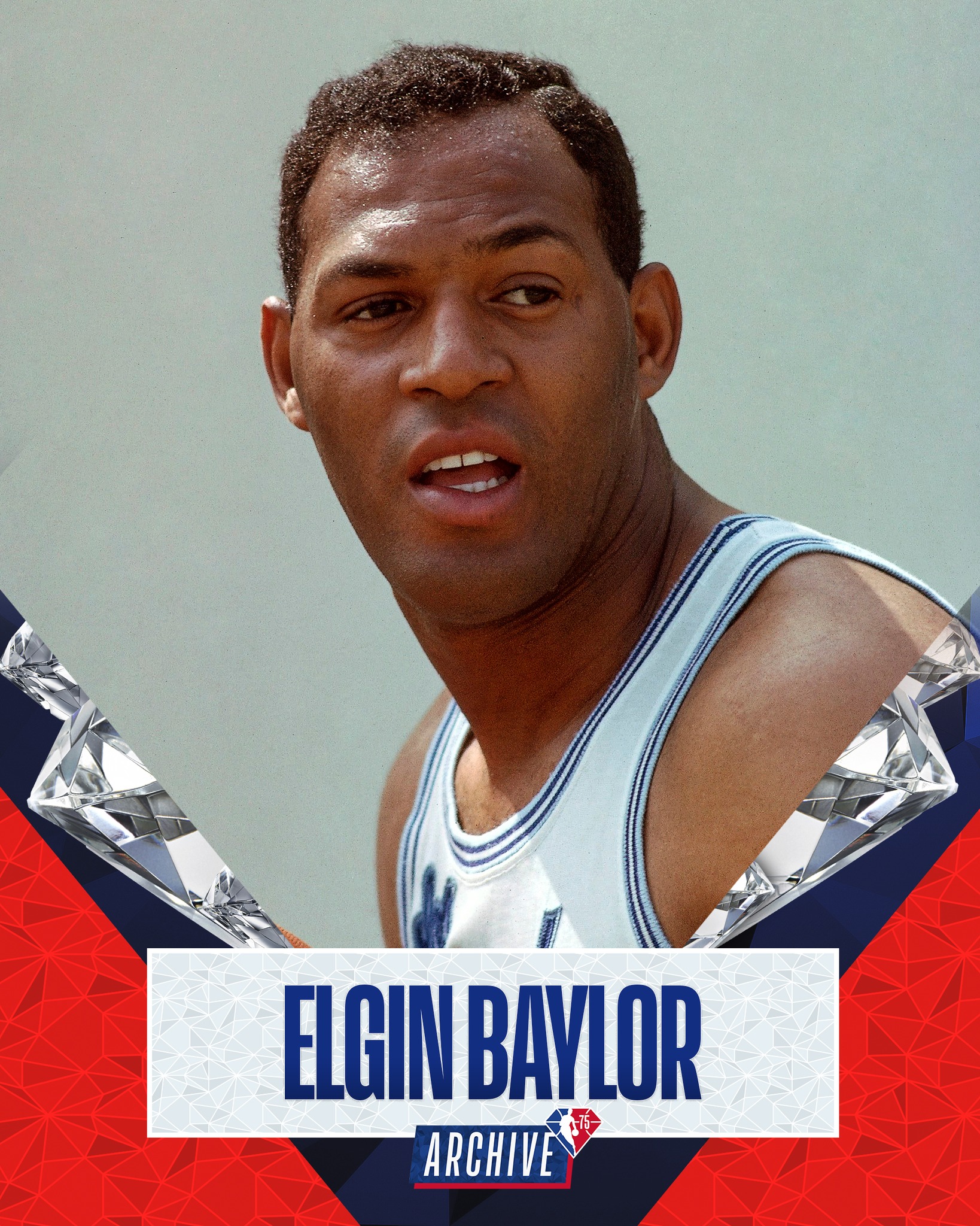 ARCHIVE 75: Elgin Baylor Go through the legacy of the 75th 