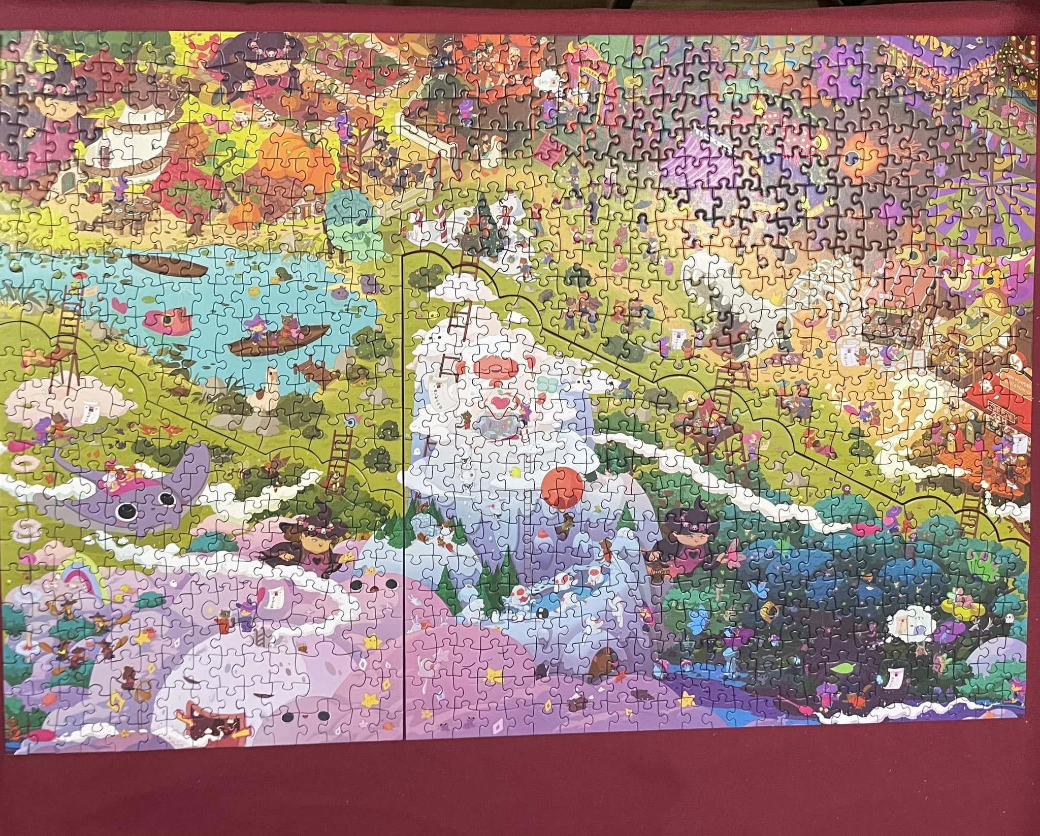 1000 Piece Jigsaw Puzzle "Midnight Messenger" - Art Puzzle, Finished Size 68x48 Cm