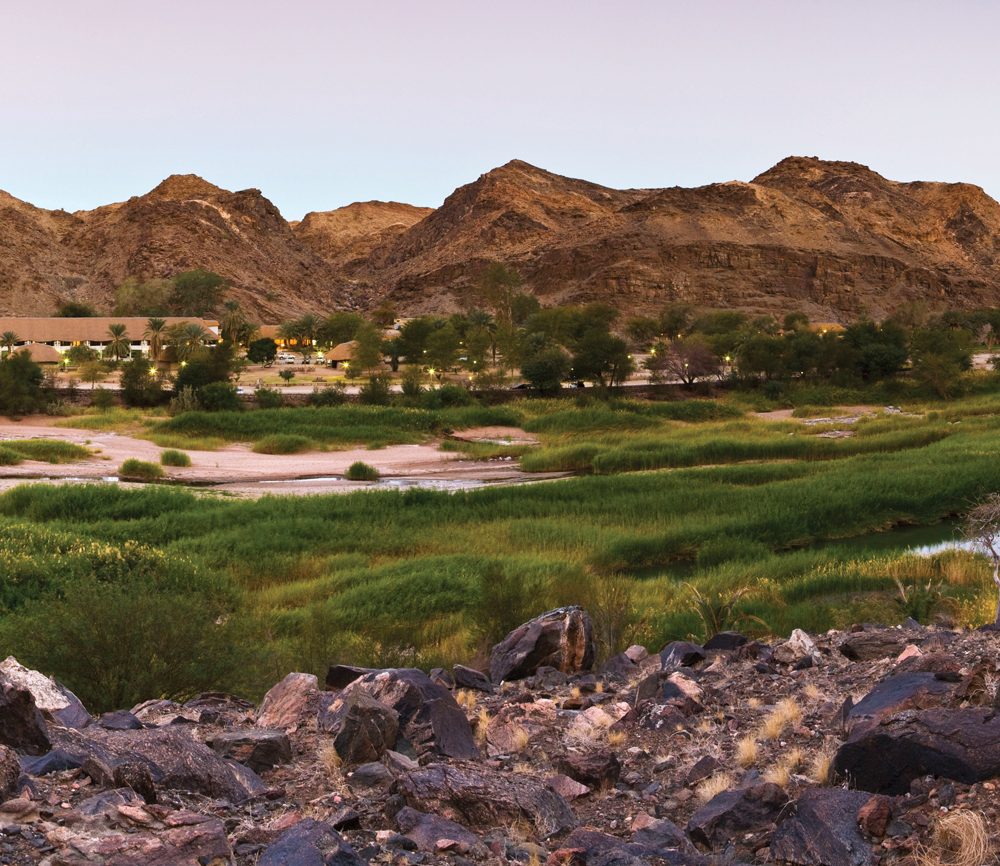 Namibia - Ai-Ais Hot Springs Spa lies at the Southern end of Fish River ...