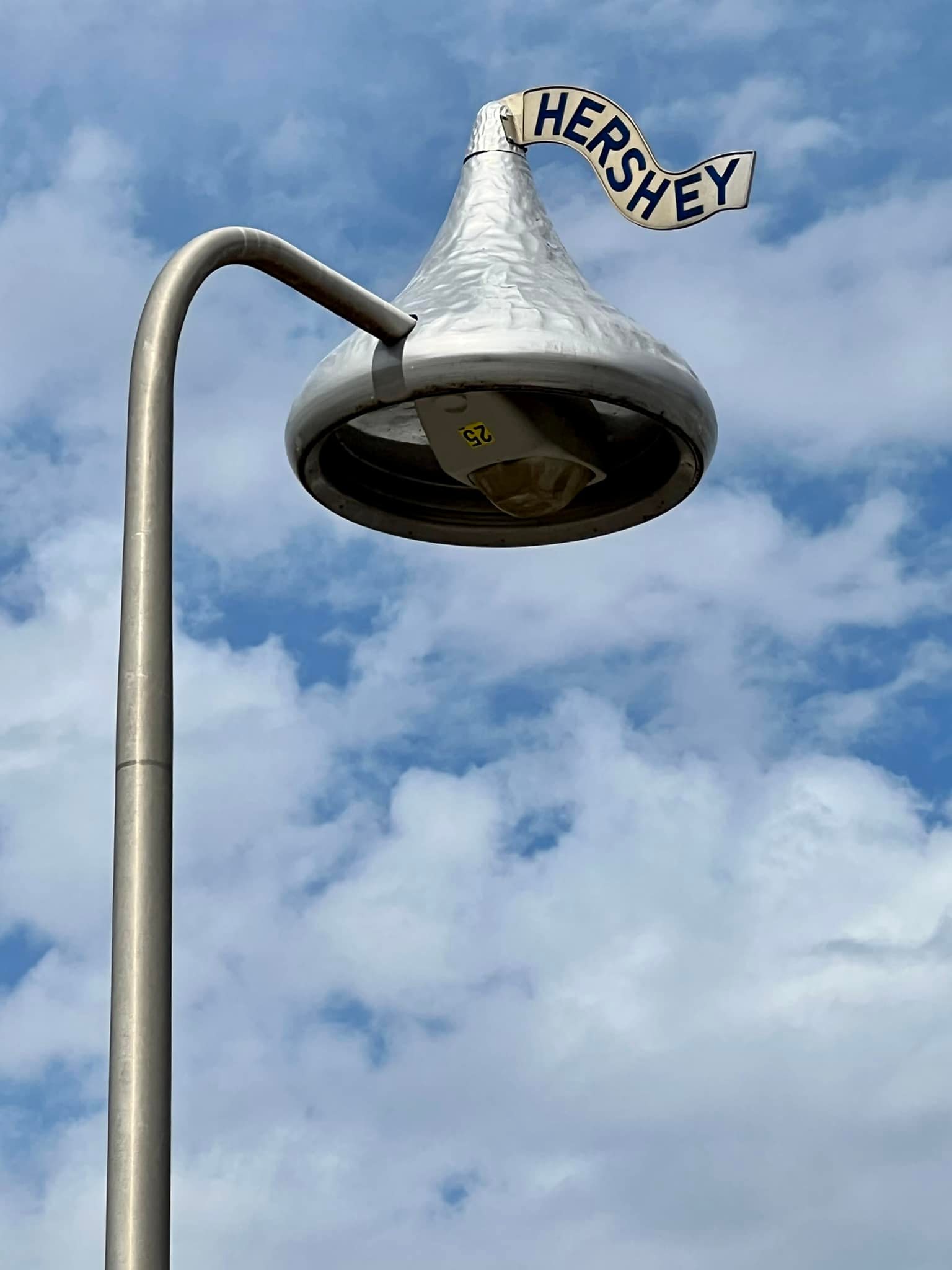 The street lamps in Hershey Pennsylvania, aka Chocolate Town USA