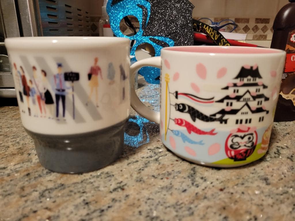 Starbucks Japan collection mugs from Osaka