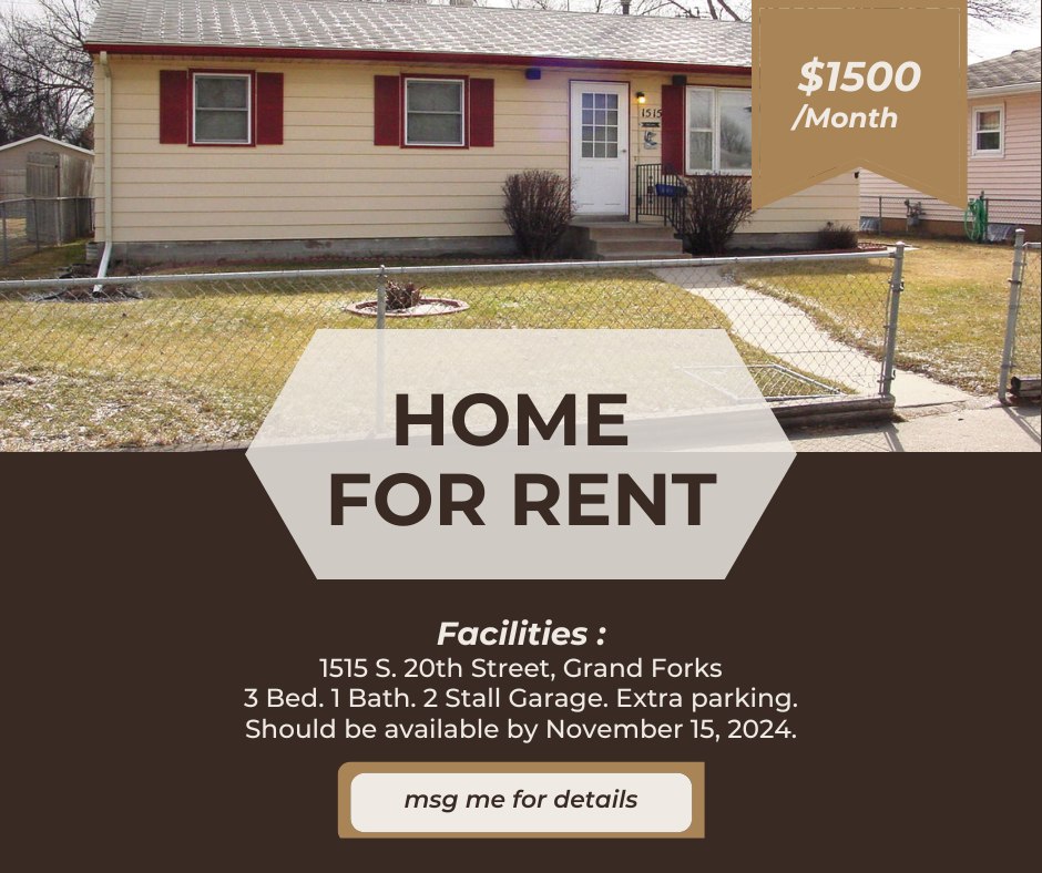 Houses for rent/sale in Grand Forks or surrounding area | Tenant pays ...