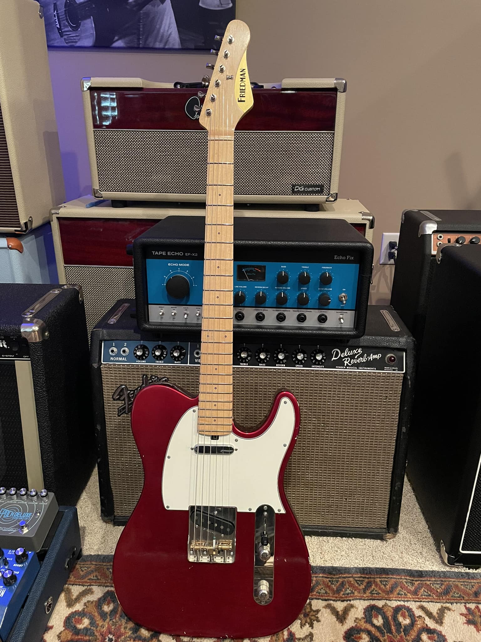 Grover Jackson built Friedman Tele with Glaser G Bender