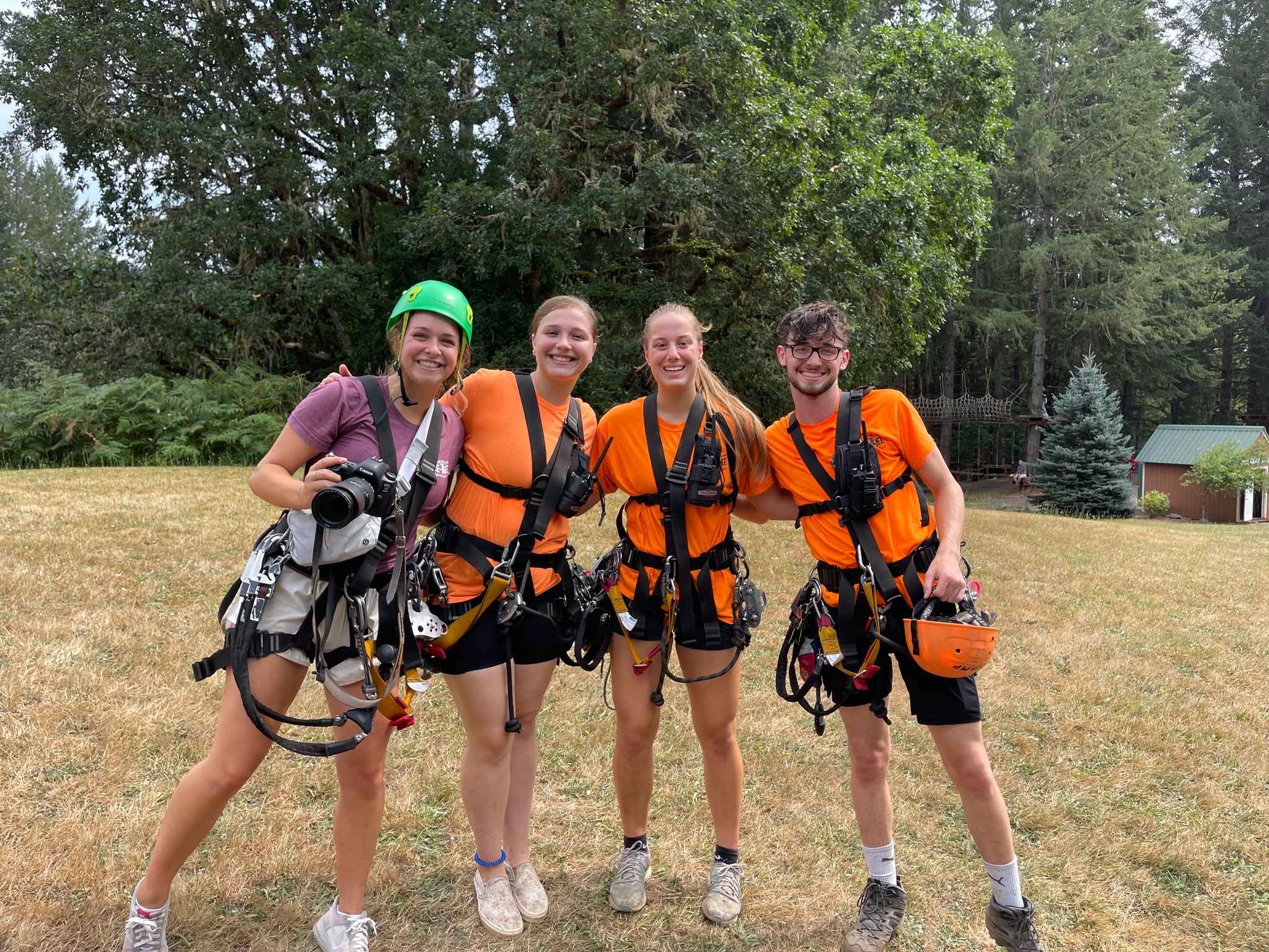 Tree - Harness up, folks, its time for an adventure. . #TreeToTree # ...