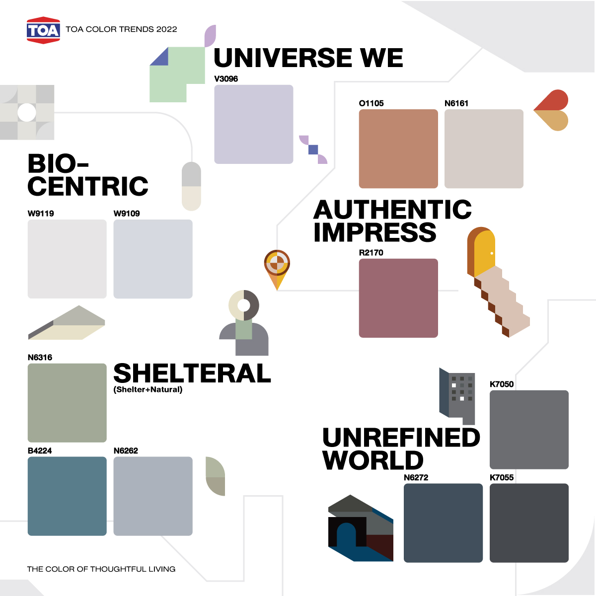 TOA Paint - TOA Color Trends 2022 “The Color of...
