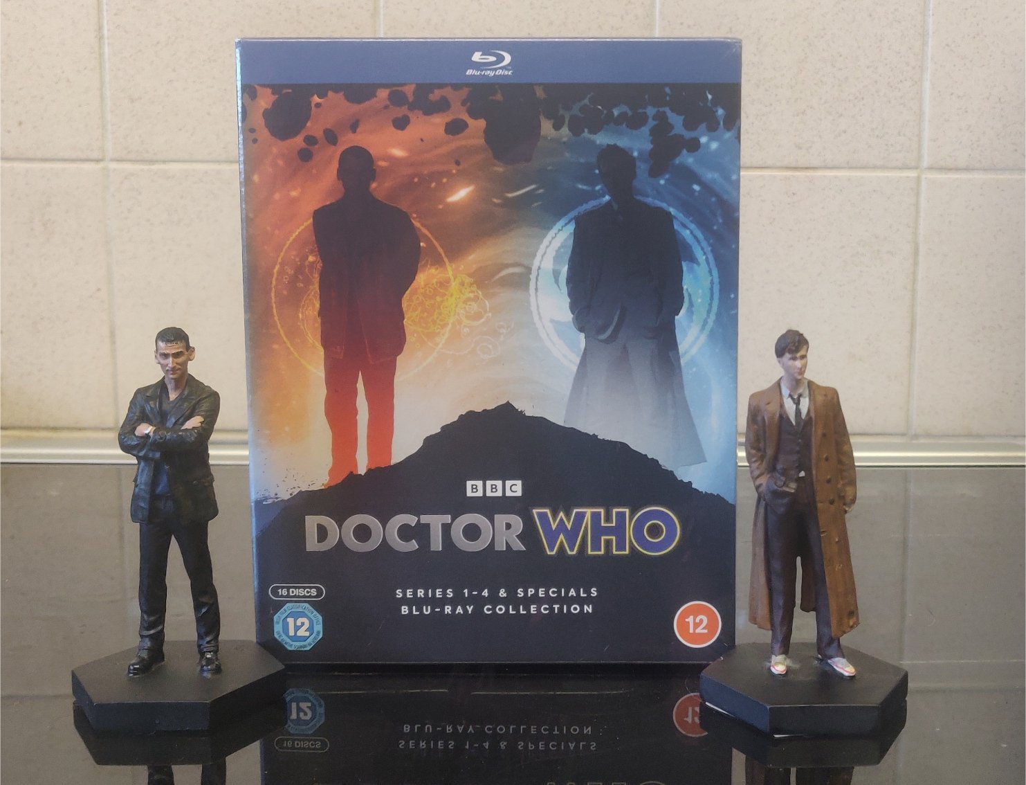 Hurrah, the Doctor Who Series 1-4 bluray set has just arrived from