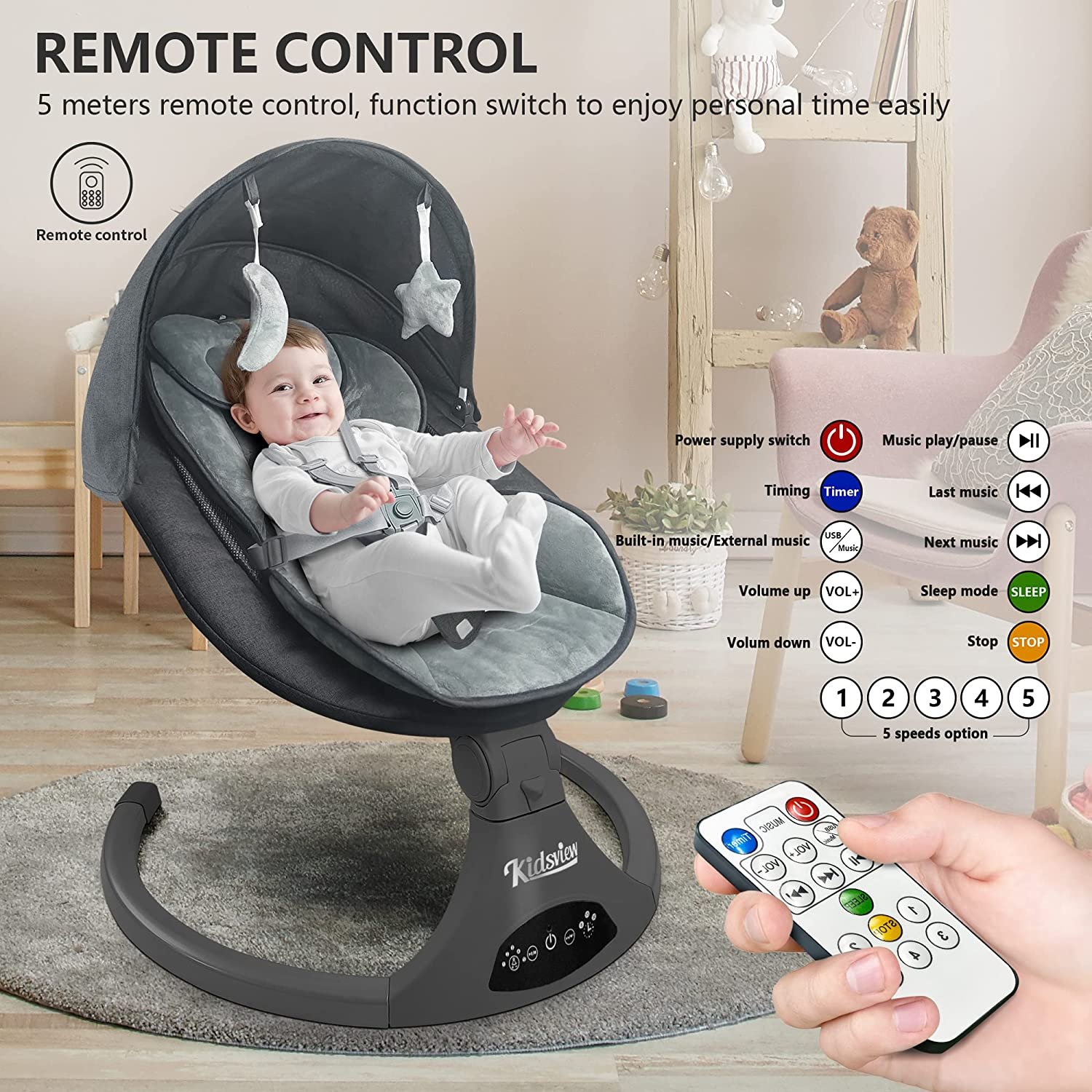 Electric Bouncer Turns Nursing Time to 