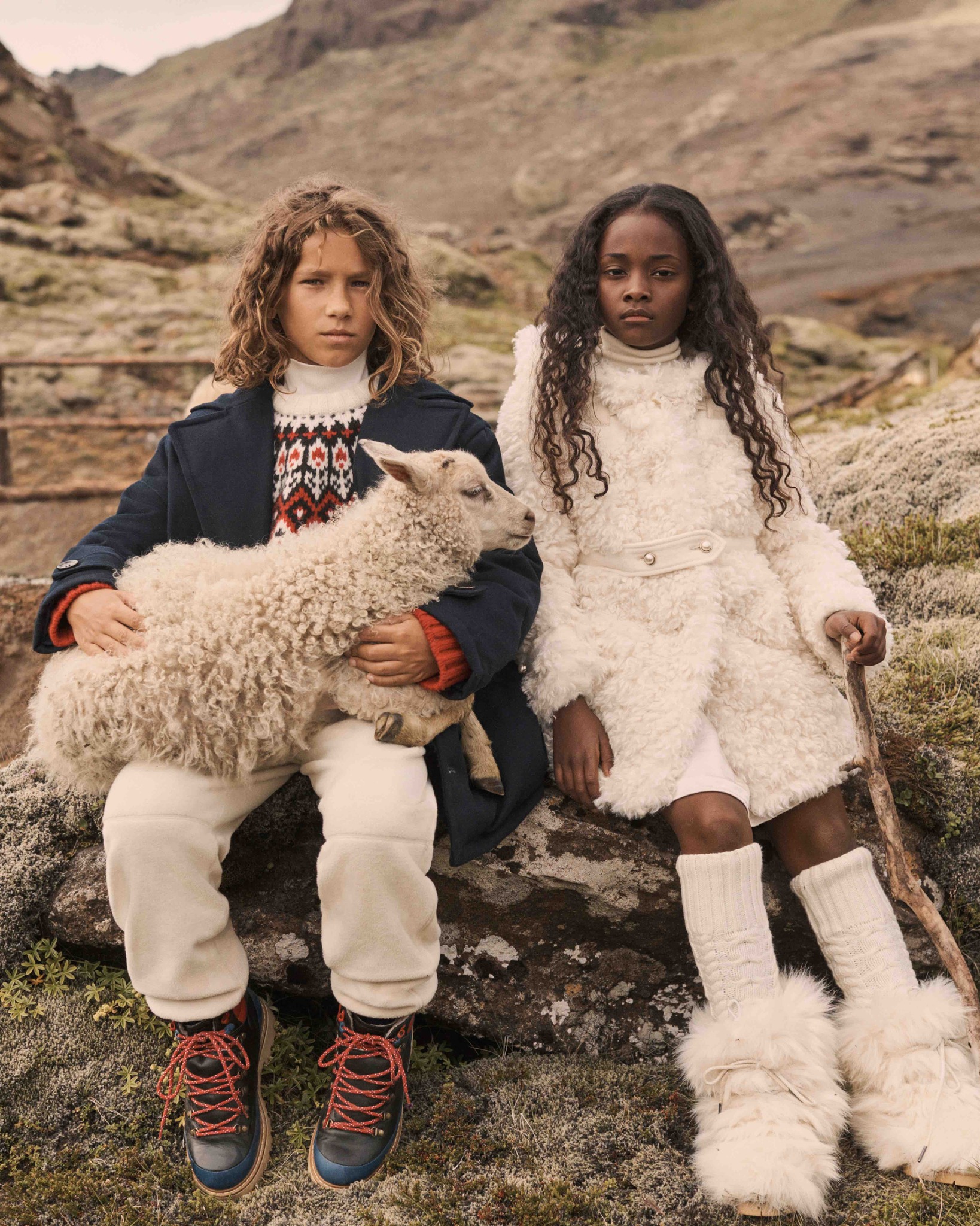 NORDIC WANDERERS. FW'22 CAMPAIGN Iceland, the snow and the