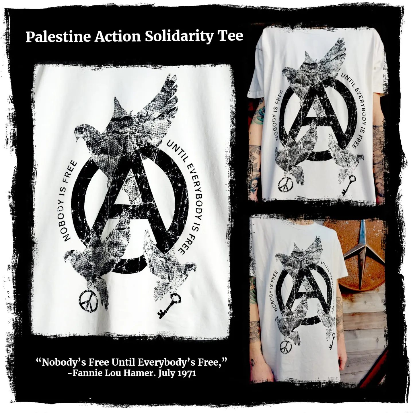 MASSIVE ATTACK x PSC Limited Edition solidarity T. Massive Attack