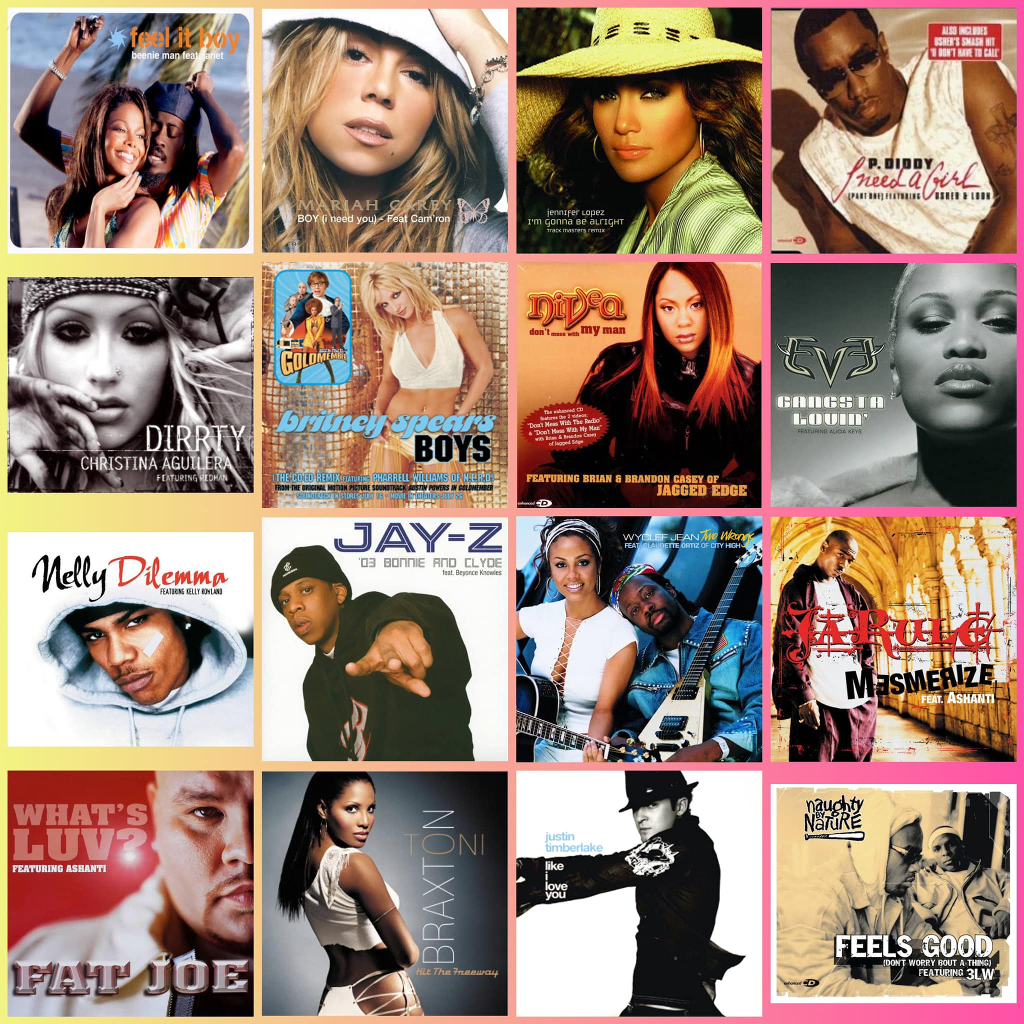 What are your top R&B collabs from 2002?