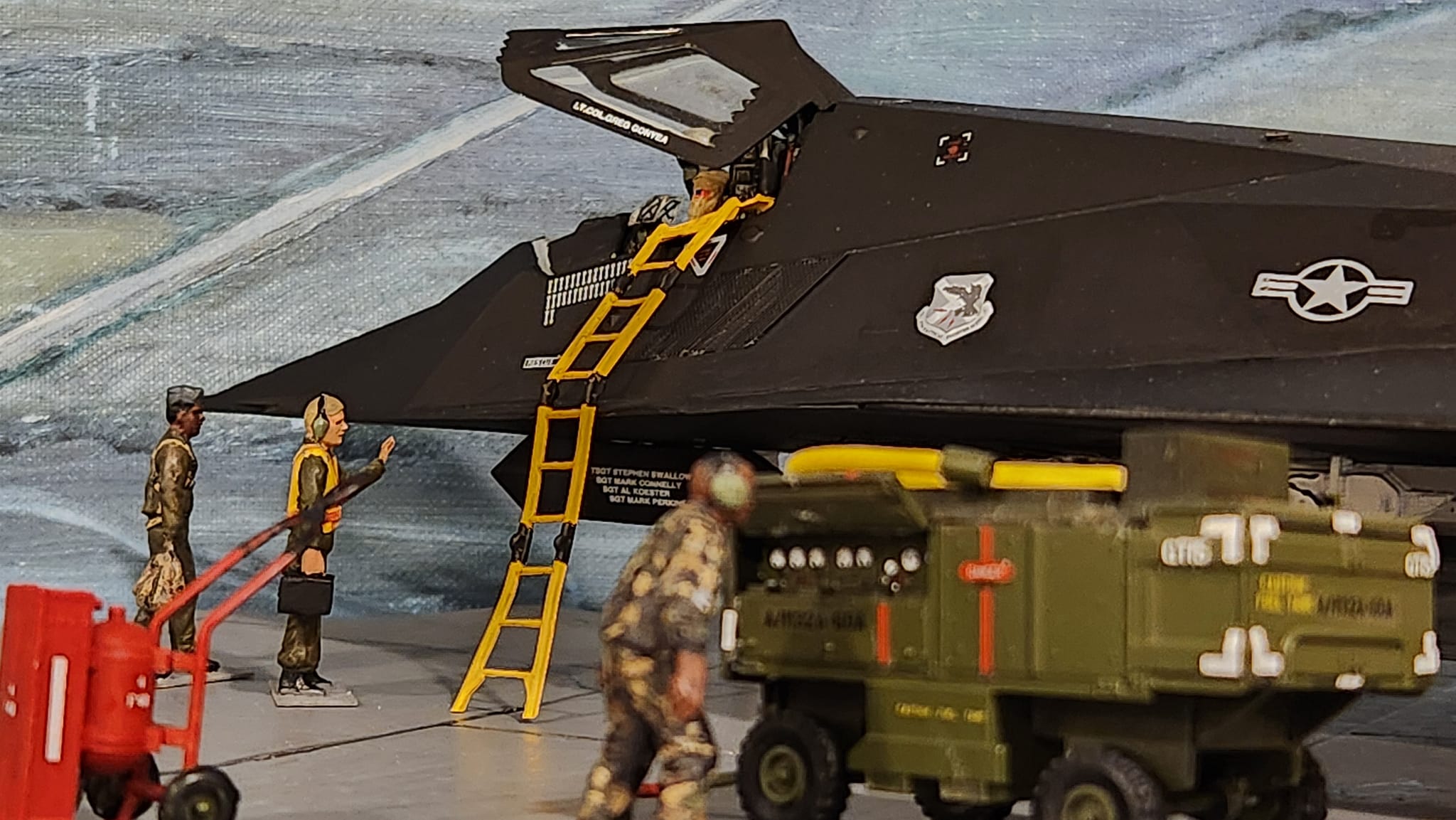 Monogram 1/48 F-19 Stealth Fighter Model