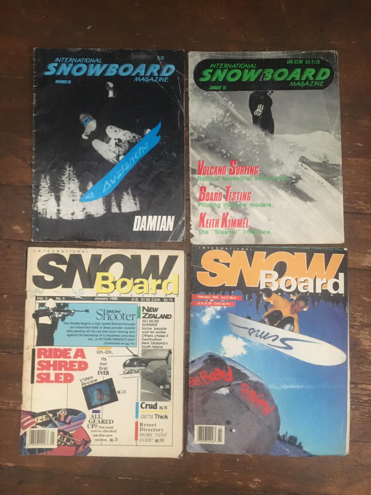 Transworld snowboard magazine feature from the early 90s