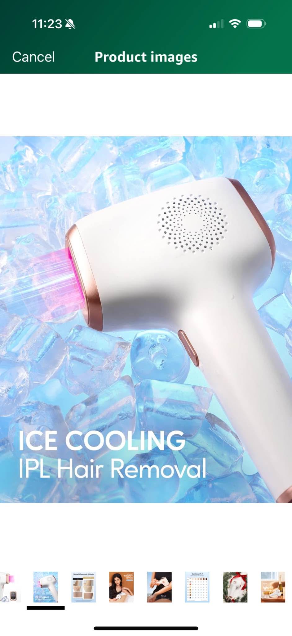 Sarlisi IPL Cooling Hair Removal System Full Body Hair Removal