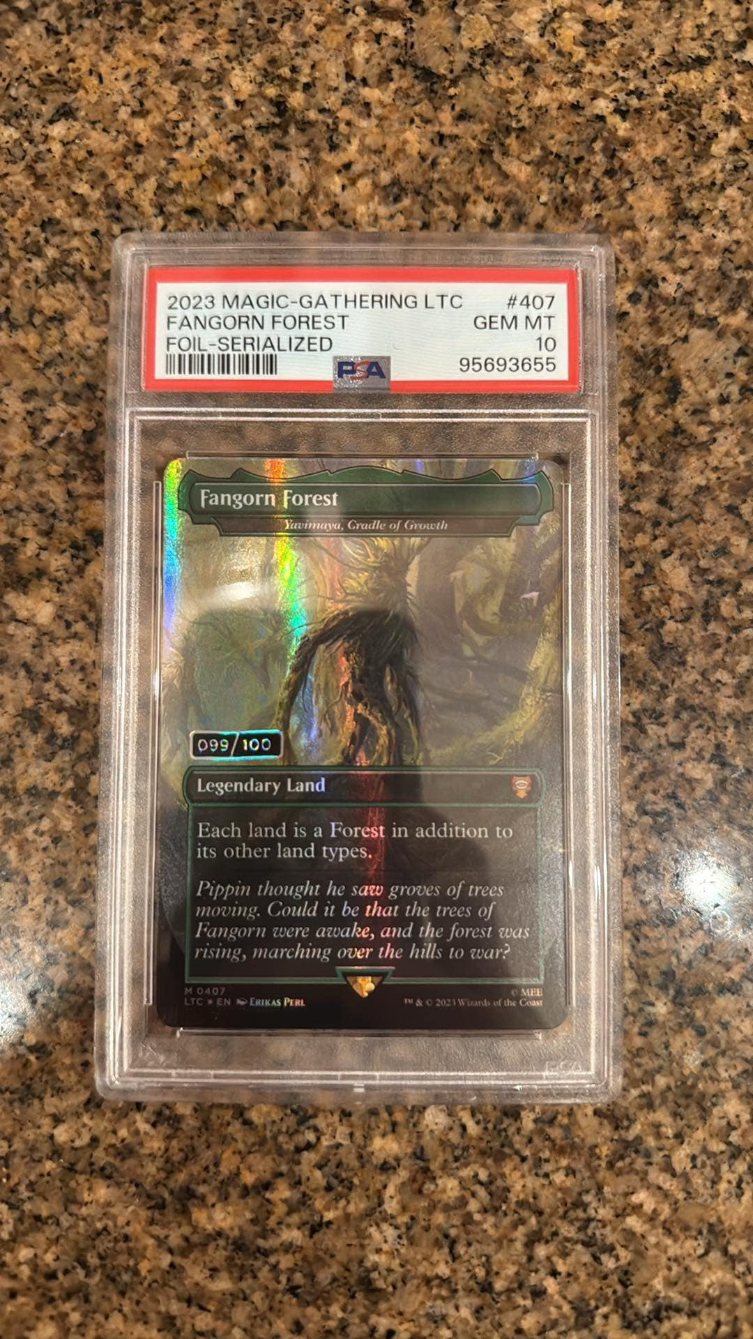 fangorn mtg card Magic The Gathering - The Lord of the Rings - Tales of Middle-Earth - Fangorn, Tree Shepherd (Scene Card) marching over the hills to war? Mtg Tales of Middle-Earth Rare