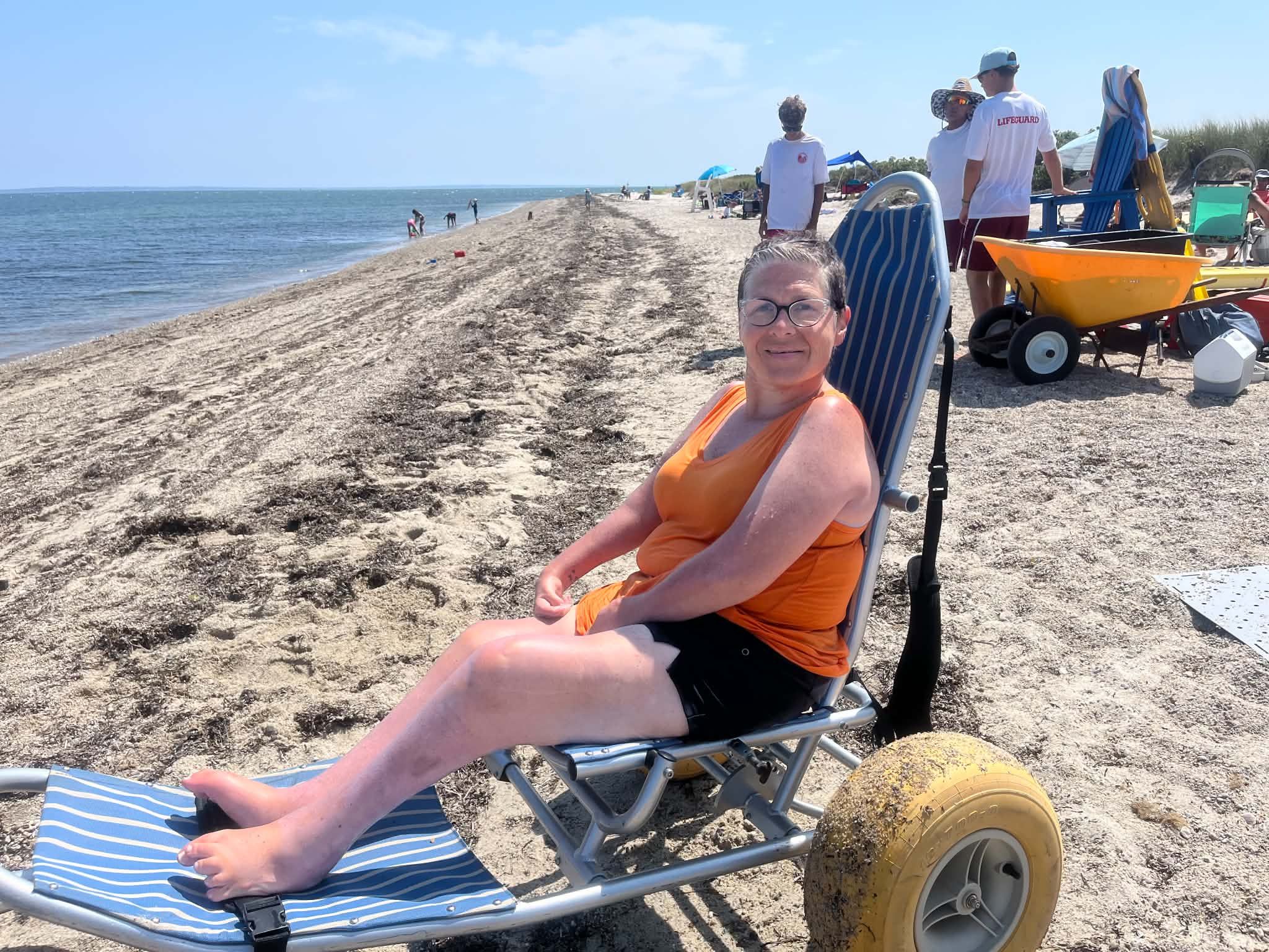 Free beach access for elderly and disabled in Surf City