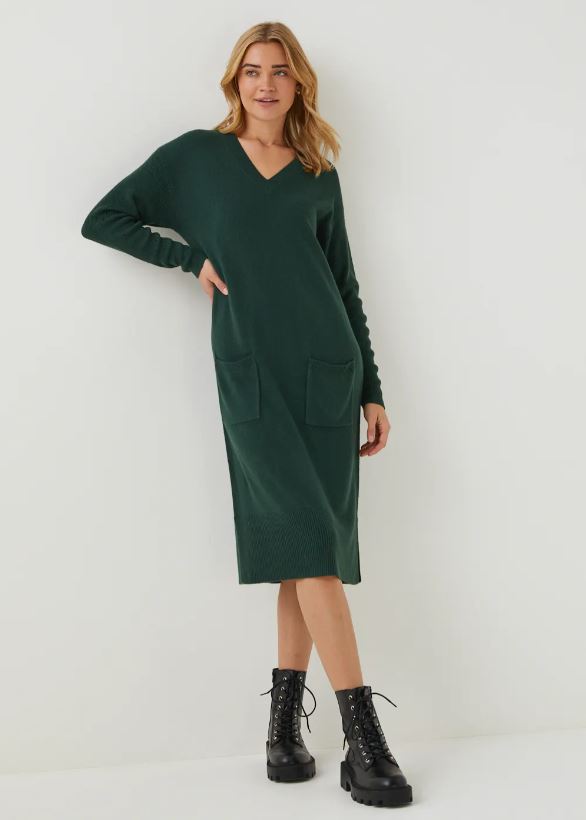 matalan knit dress - *Adds another to the collection* 💚 Shop the £17 Papaya dress > https://bit.ly/3T0APN0 sexy open back