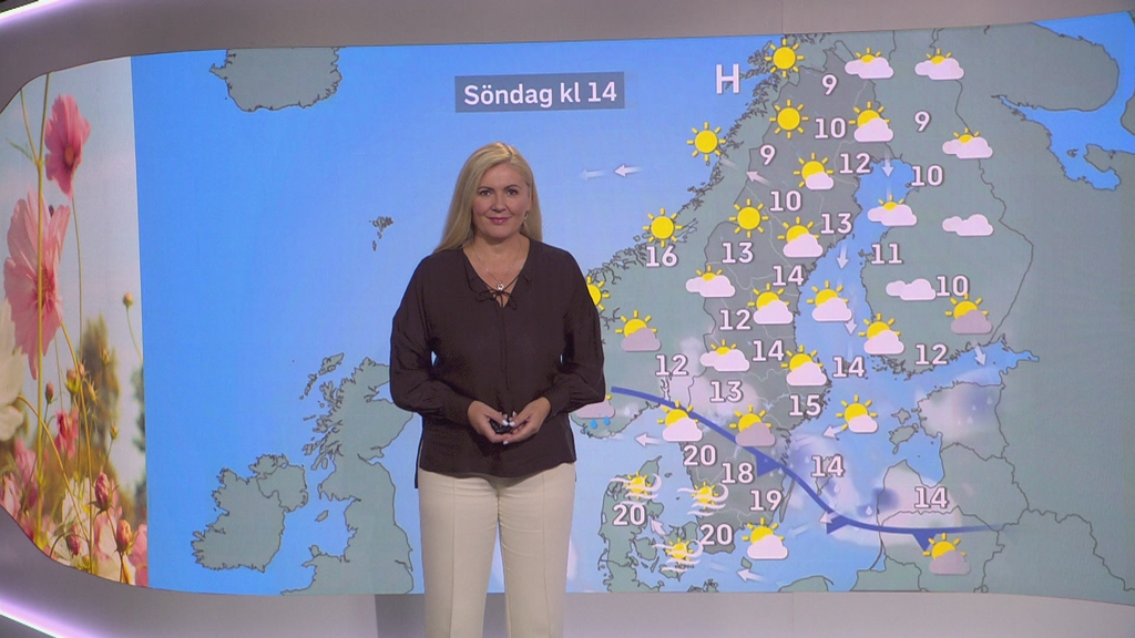 SVT Väder - Söndagen bjuder på sol, moln och lite regn.... | Facebook