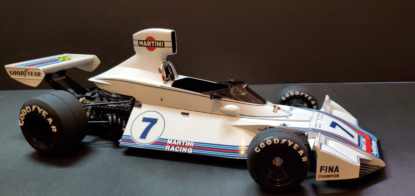 Tamiya ~ 1/12 Scale Model Formula 1 Car Kit Martini Brabham BT44B 1975