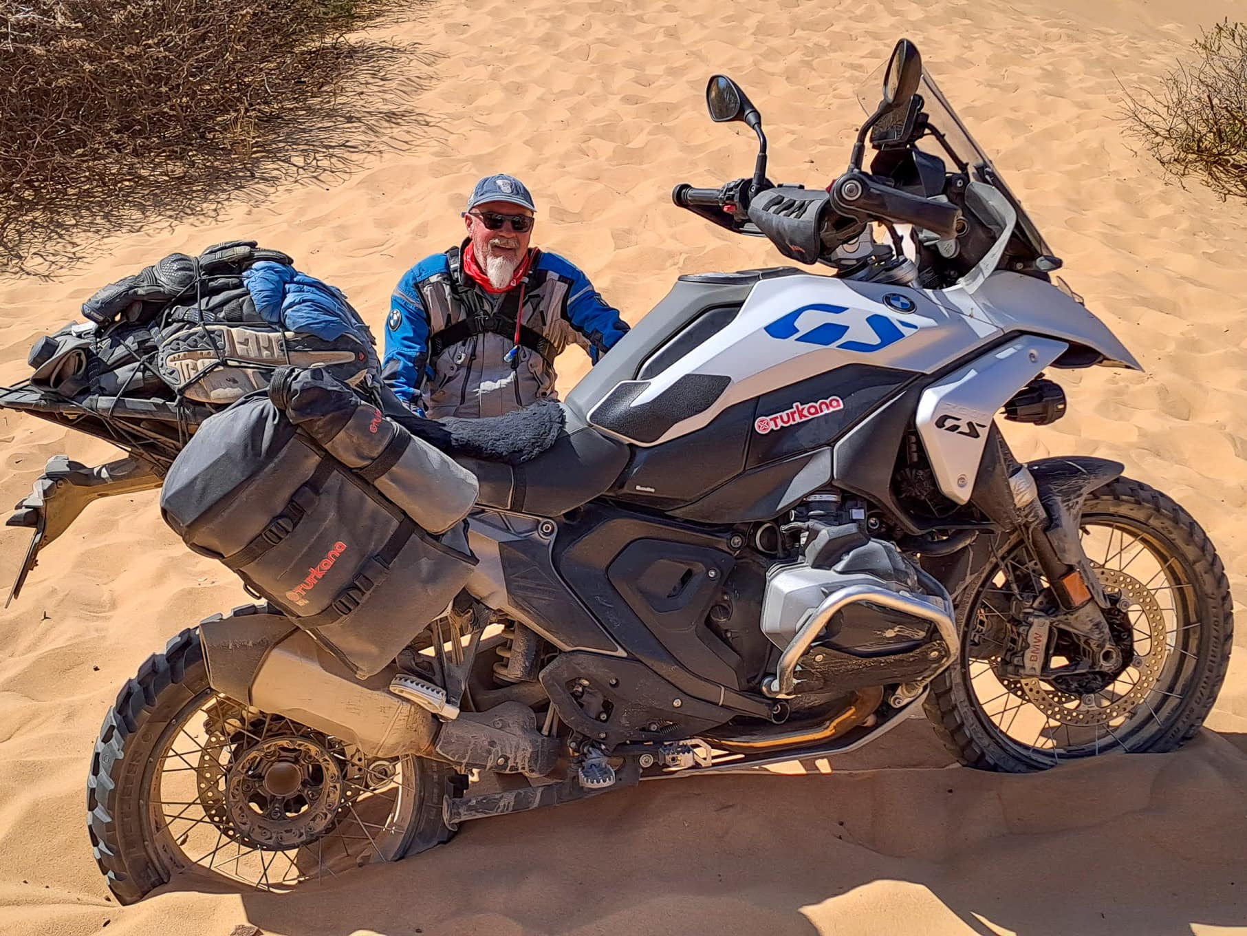 Our GS Namib Gore-Tex jacket and pant set by BMW is on sale for 35
