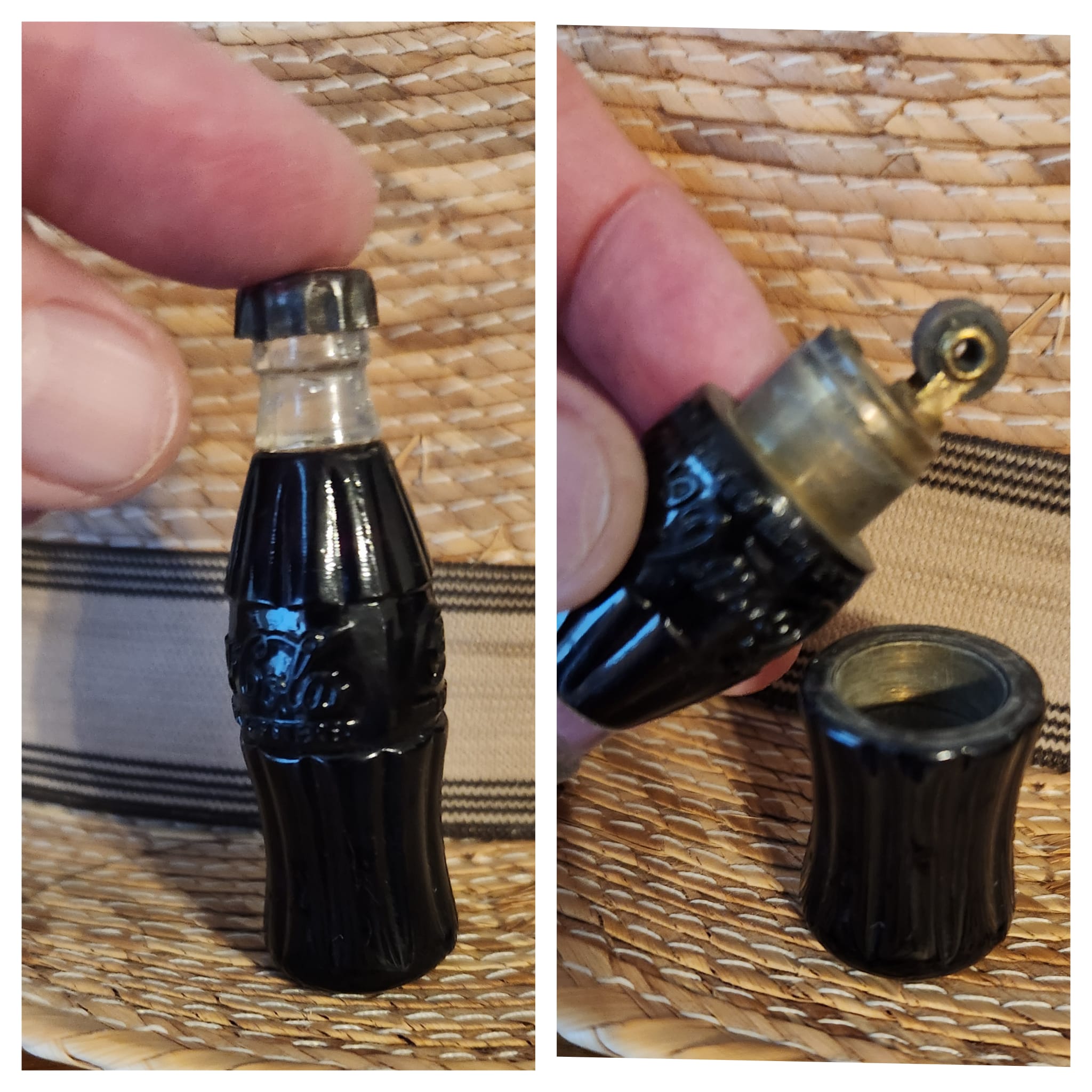 My mini coca cola lighter. Got it in the 60