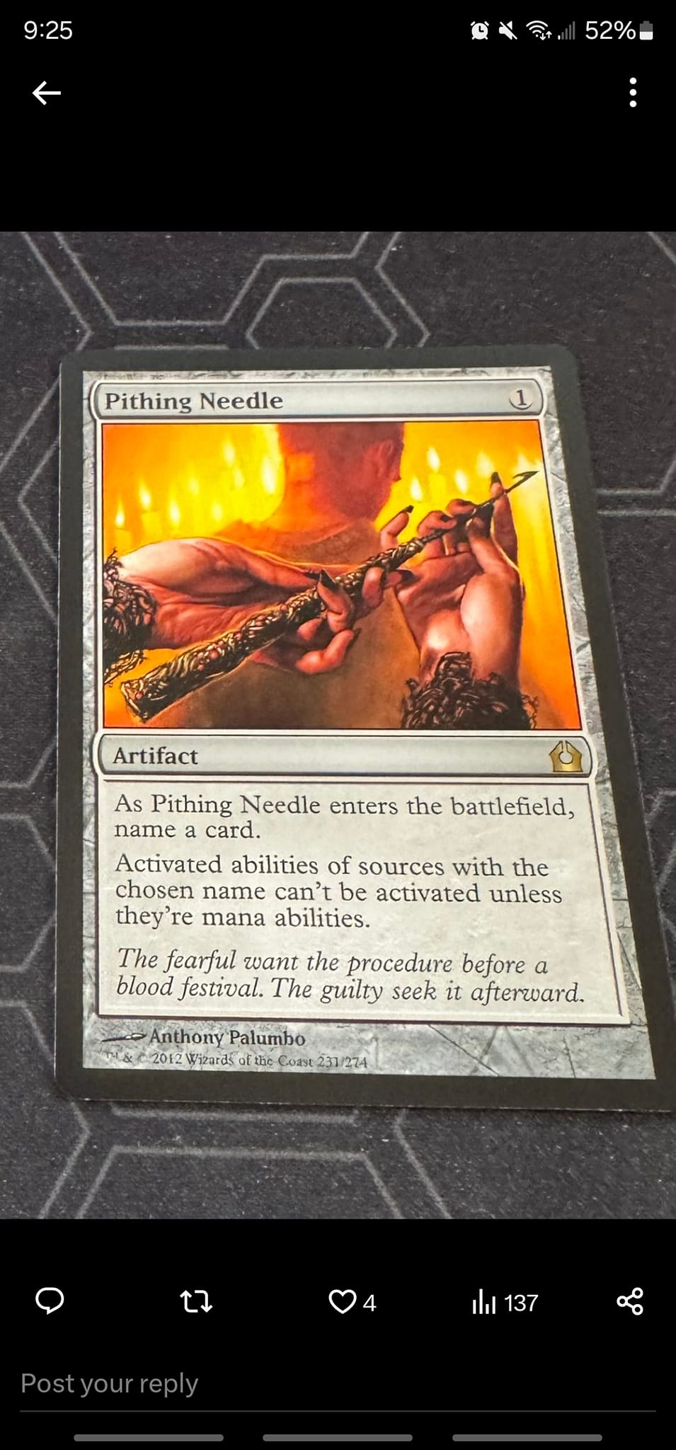 mtg cards like pithing needle [217] [Magic 2010] [Foil]  Face to Face Games As Pithing Needle enters the battlefield Pithing Needle, Innistrad: Midnight Hunt