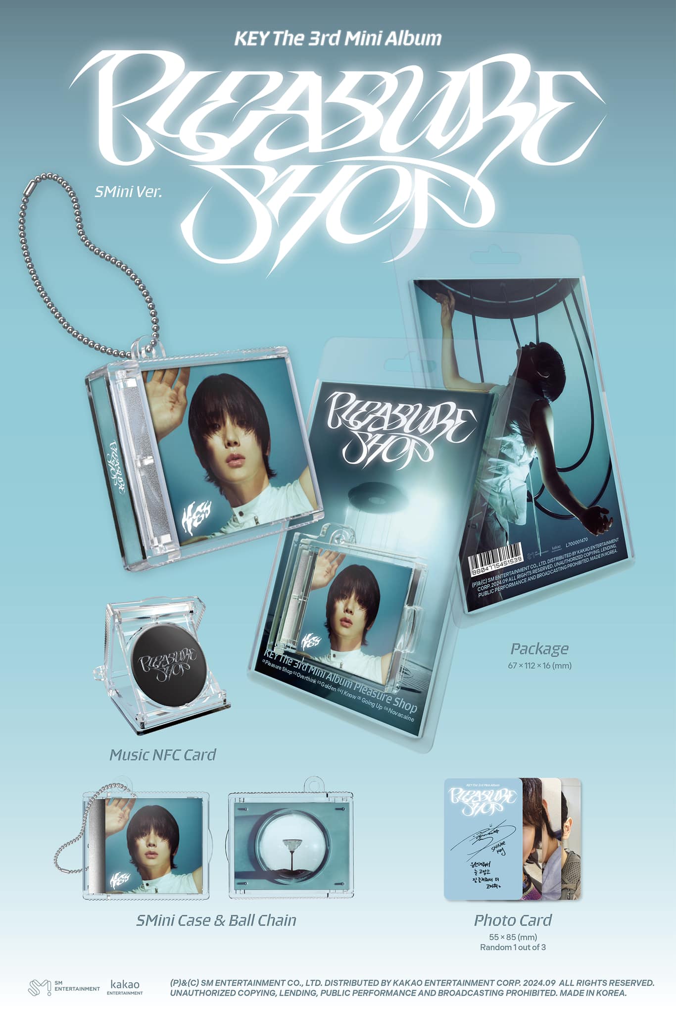 KEY 'Pleasure Shop' Album Details (Glass Package Ver. / Pleasure