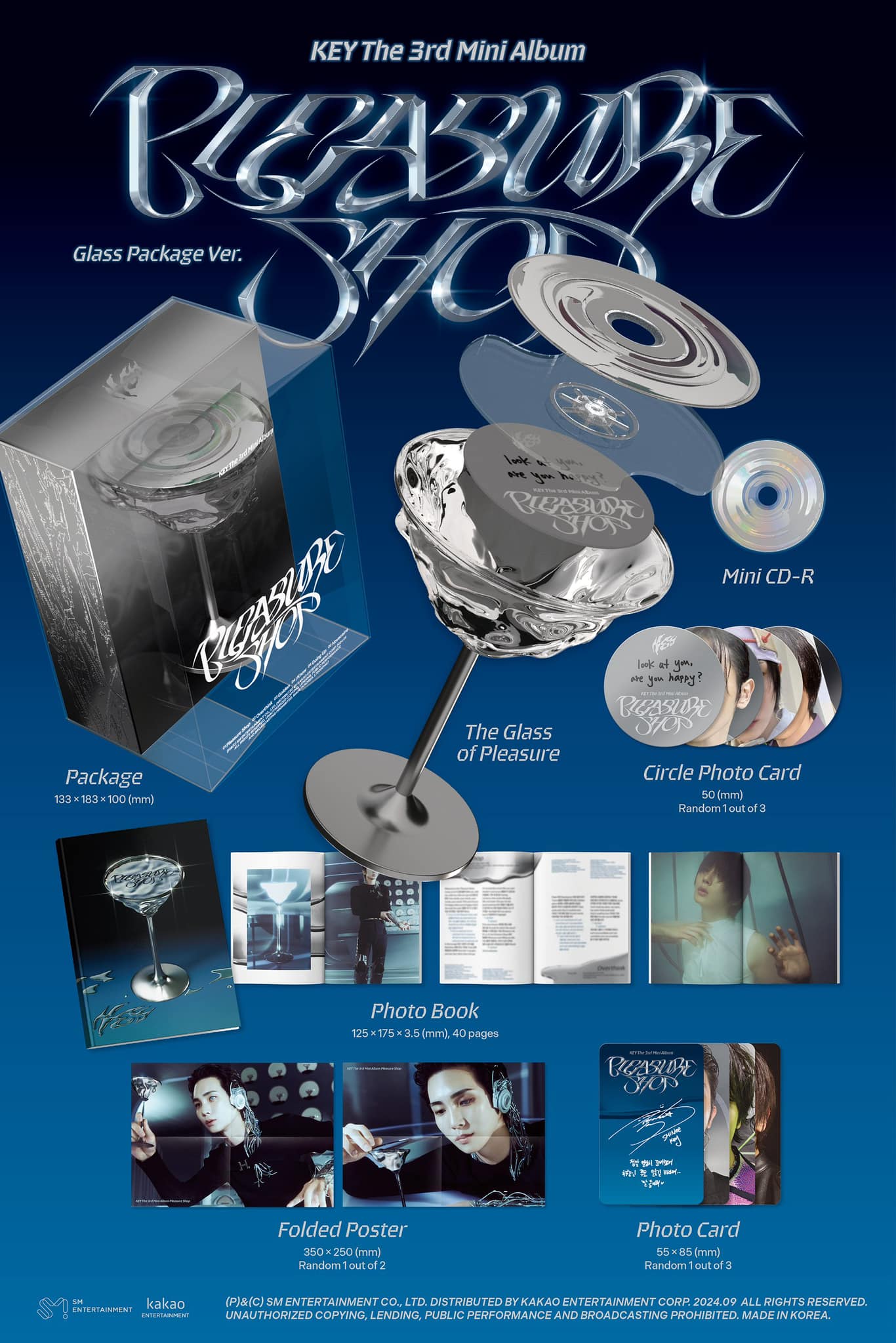 K-POP・アジア pleasure shop shinee key book ver 2 KEY 'Pleasure Shop' Album Details (Glass Package Ver. / Pleasure