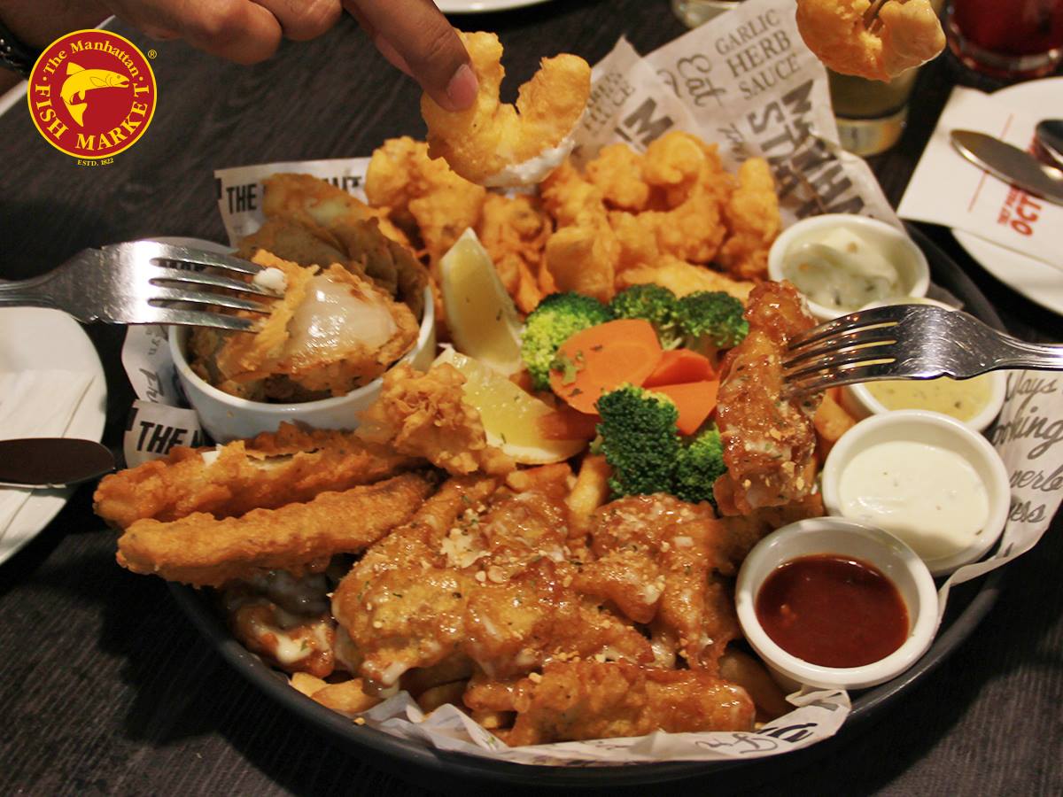 Mfmmy Our Fried Giant Platter The Manhattan Fish Market Facebook