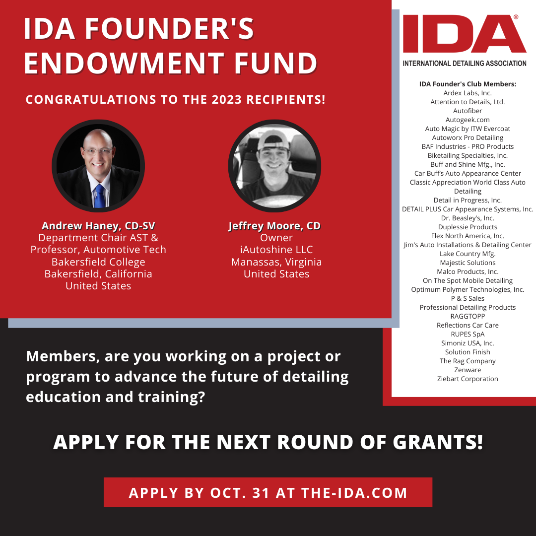 The International - Congratulations to the 2023 IDA Founder's Endowment ...