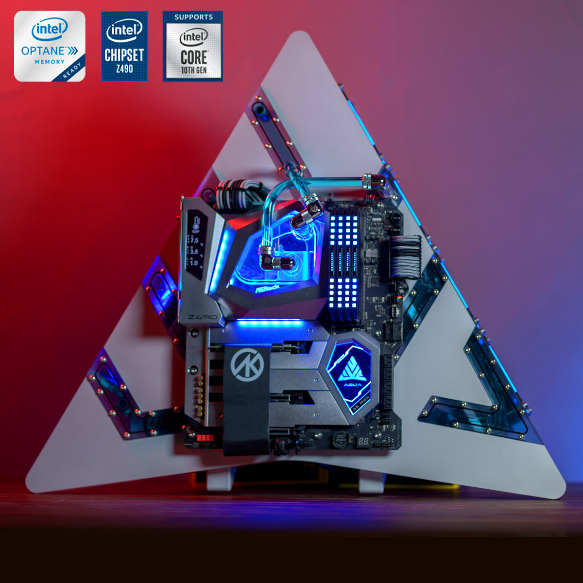 ASRock - #Z490 #AQUA: Like a piece of artwork.✨ Good job! The 