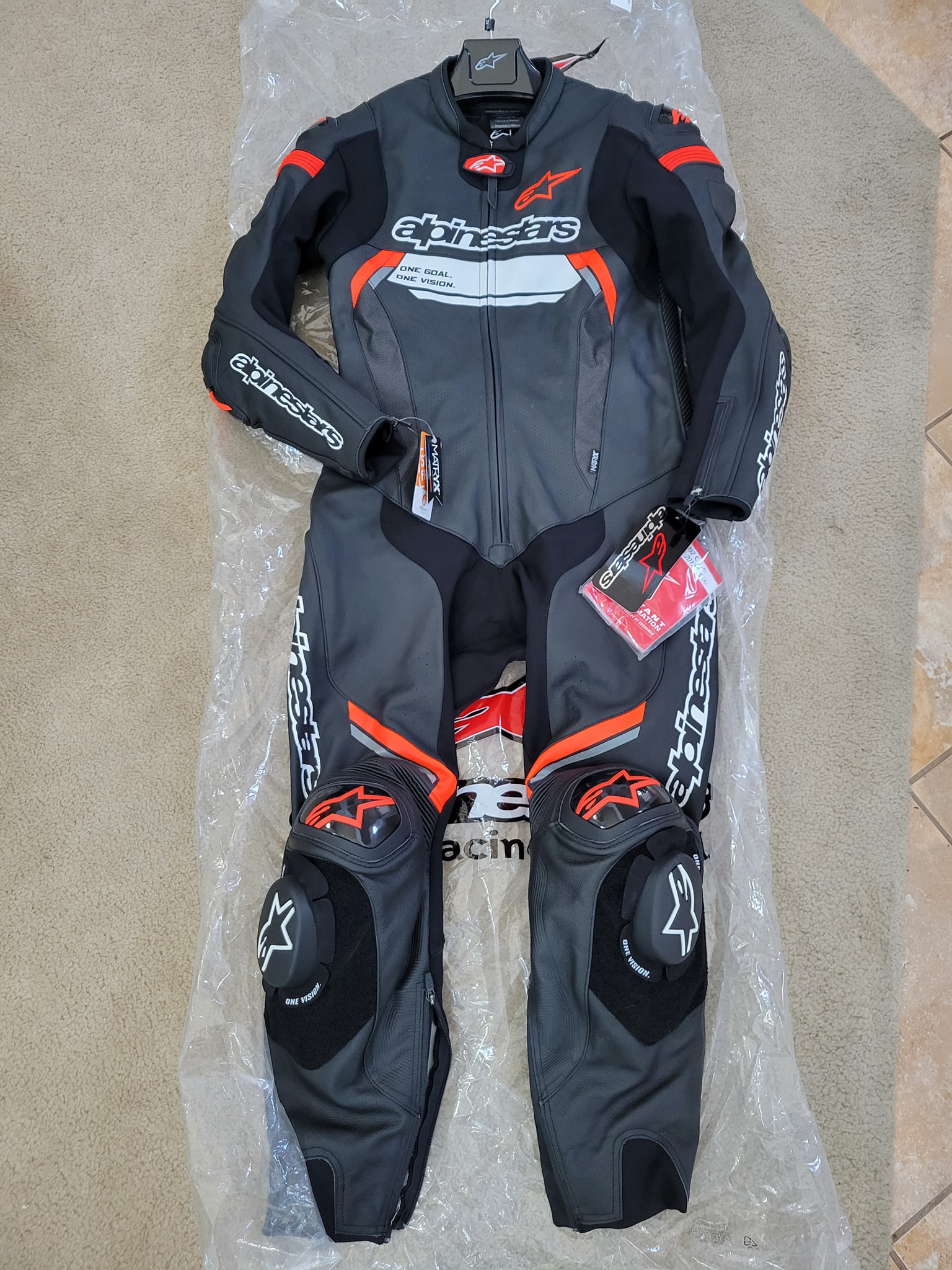Alpinestars motegi v3 leather suit for sale