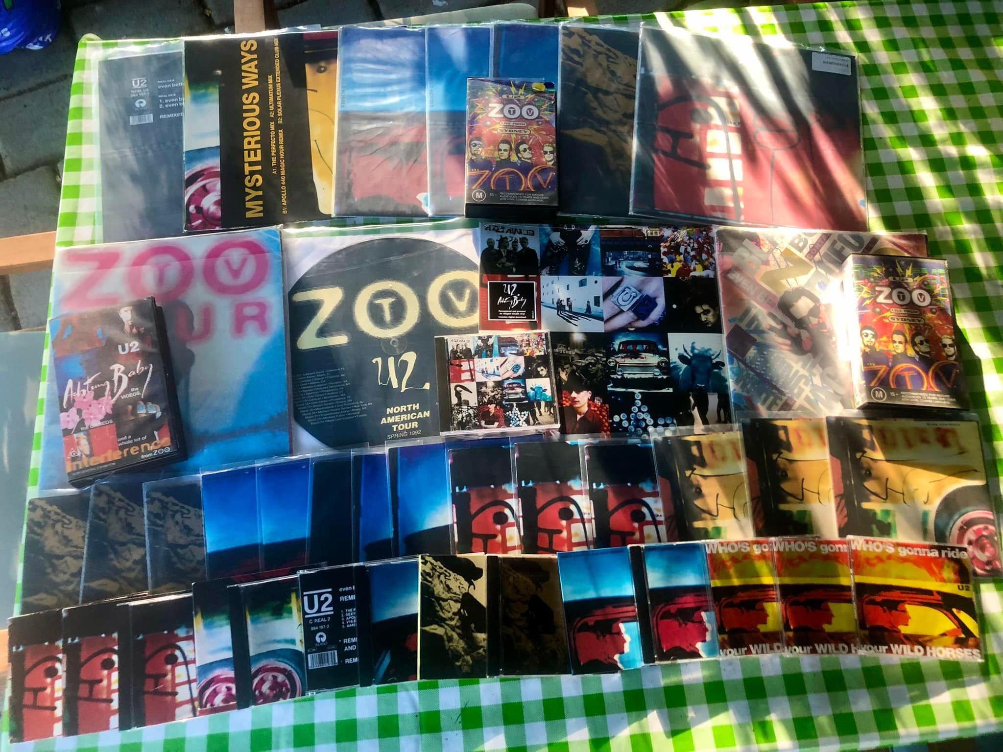 U2 World Service Magazine: Propaganda. Achtung Baby Scrapbook.
