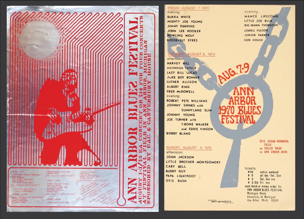The 1972 Ann Arbor Blues & Jazz Festival! That's Lucille Spann