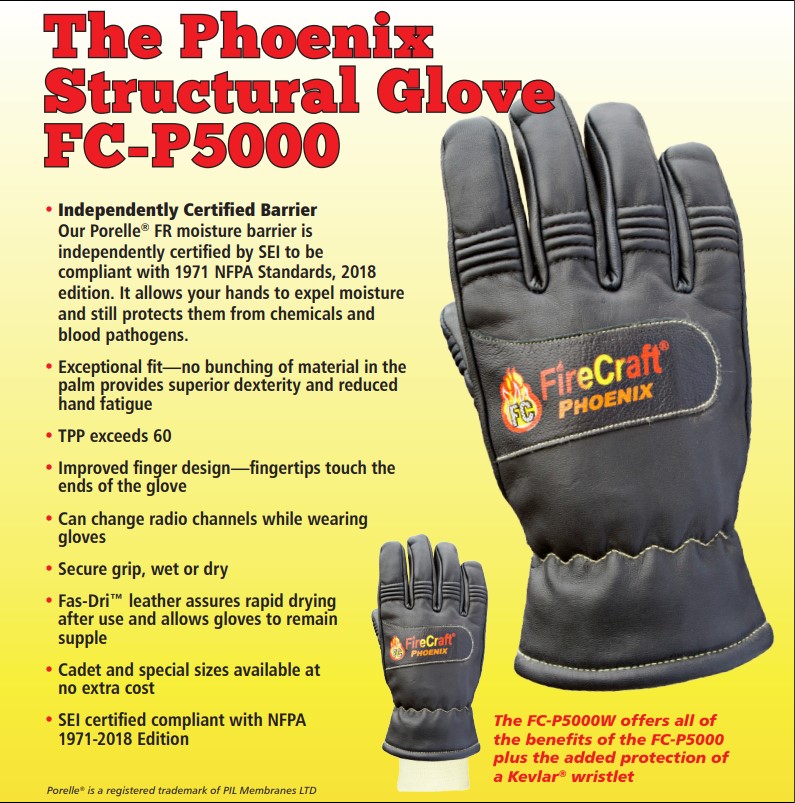 Air - Firecraft Safety Products Phoenix Structural Gloves -In Stock ...
