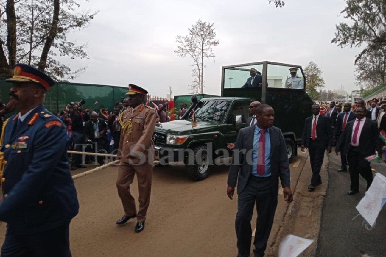 KDF senior ranking officials tow Land... - Standard Digital