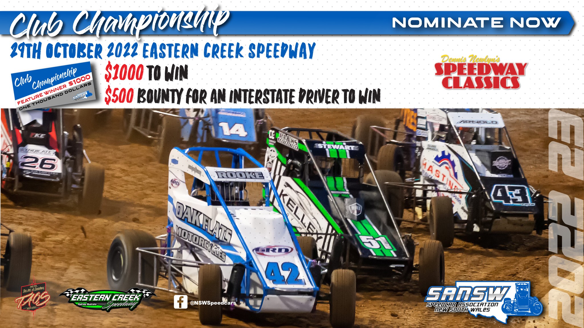 It's now time to nominate... - Speedcar Association of NSW