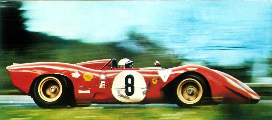 Doing some research on the gorgeous 1969 Ferrari 312P, this is