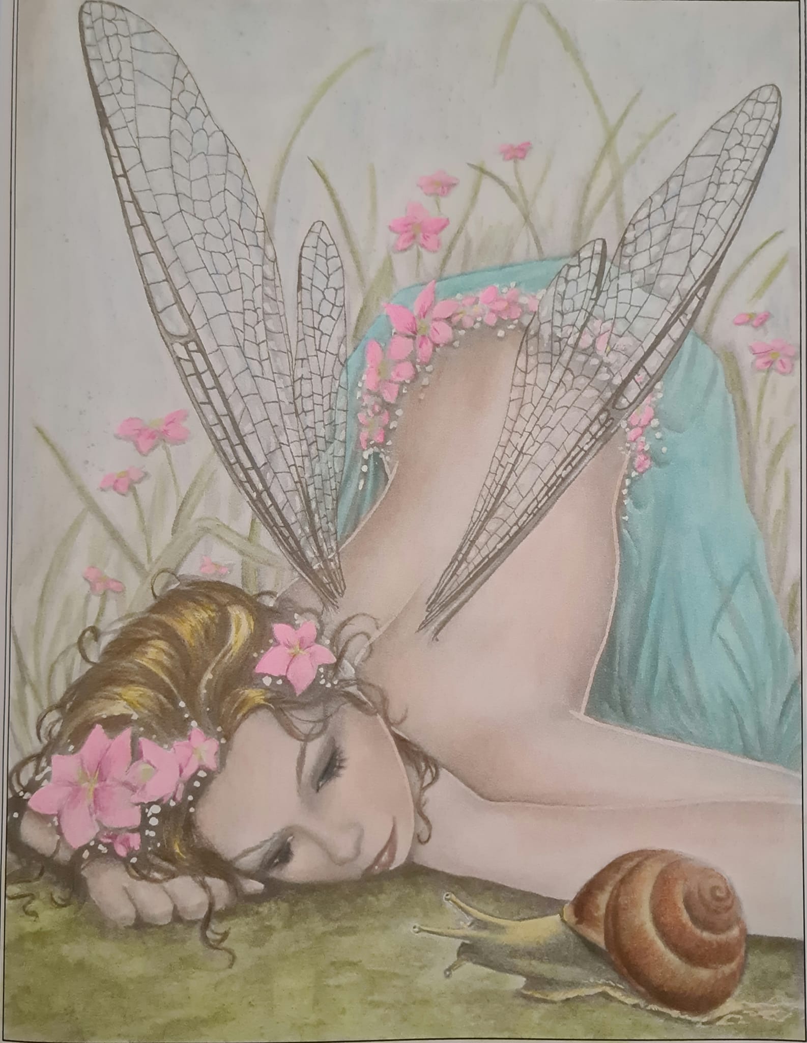 Fairy art Artist.Selina Fenech Faber-Castell polychromos