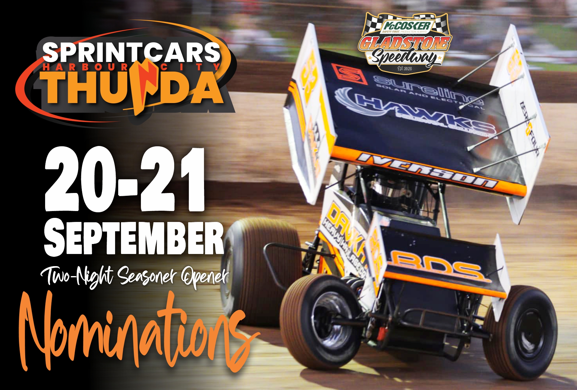 NOMINATIONS - THIS FRIDAY &... - McCosker Gladstone Speedway