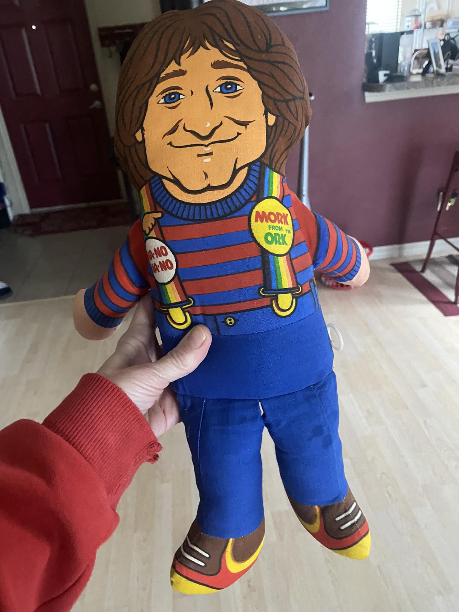 Vintage Mork and Mindy toy in excellent condition